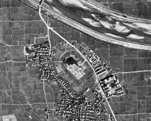 1948年津堂城山古墳空中写真